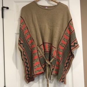 Cute poncho sweater!